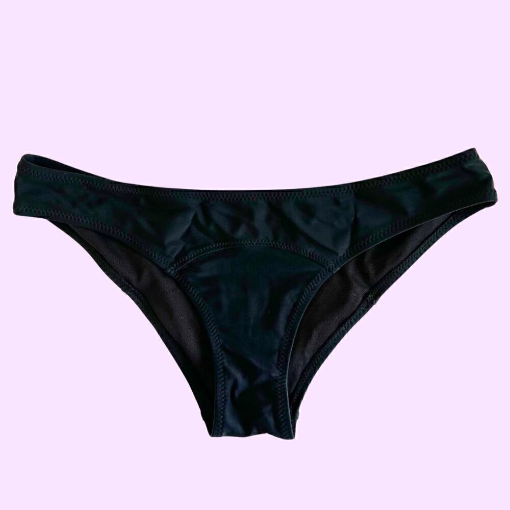 Shekini Black Bikini Swimsuit Bottom